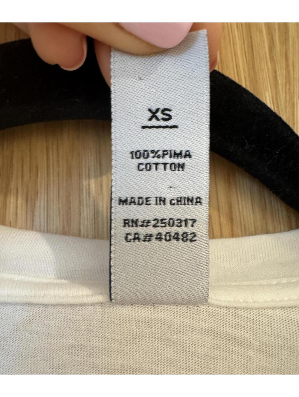 NWOT Varley Ruth Crop Top White Short Sleeve Tee XS - Picture 6 of 8